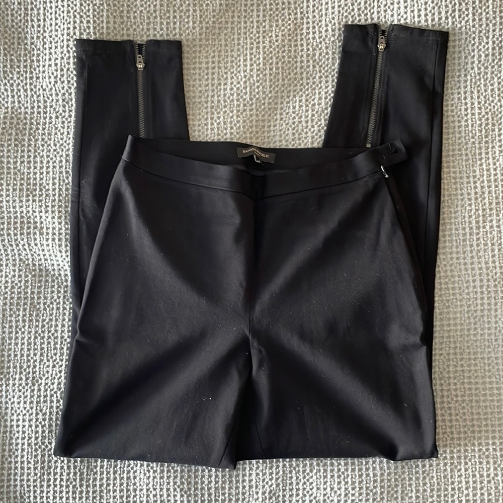 Banana Republic Sloan Skinny back zip pant